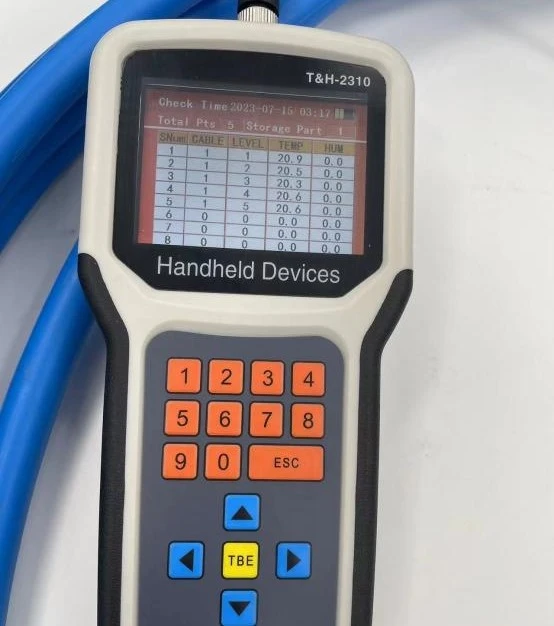 Handheld temperature measurement device show Handheld temperature measurement device show